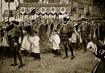 Die Prozession der Lords und Commons zur St. Paul